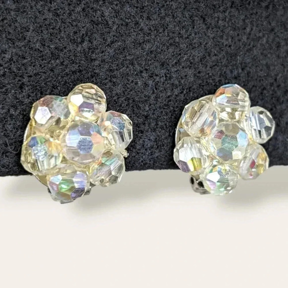 V. Salo Faceted AB Crystal Demi Parure - Picture 4 of 10